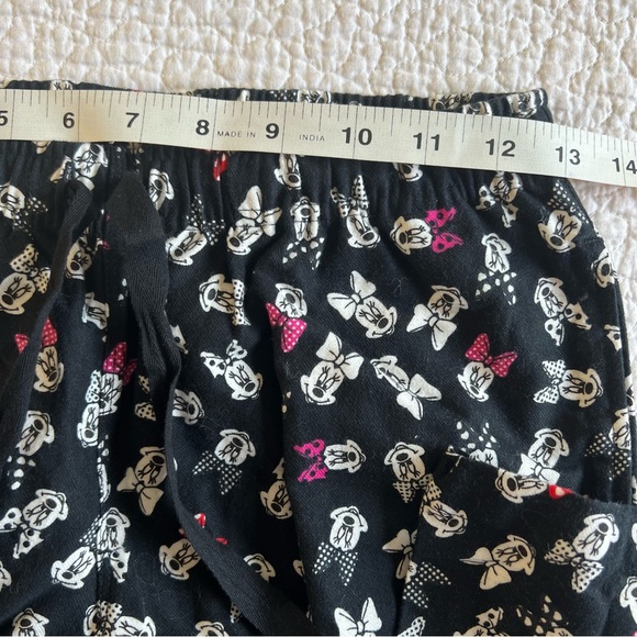 UNIQLO WOMEN Disney Minnie Mouse Black Pants Size XS 100% Cotton New no tags. - Picture 2 of 5